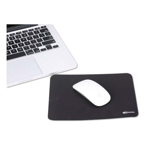 Innovera Mouse Pad, Black (IVR52448), 9" x 7.5"
