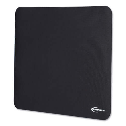 Innovera Mouse Pad, Black (IVR52448), 9" x 7.5"