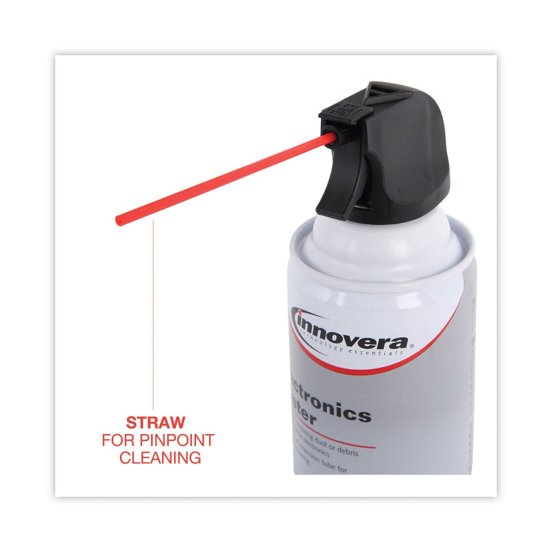 Spray can with straw for pinpoint cleaning by Innovera on a white background