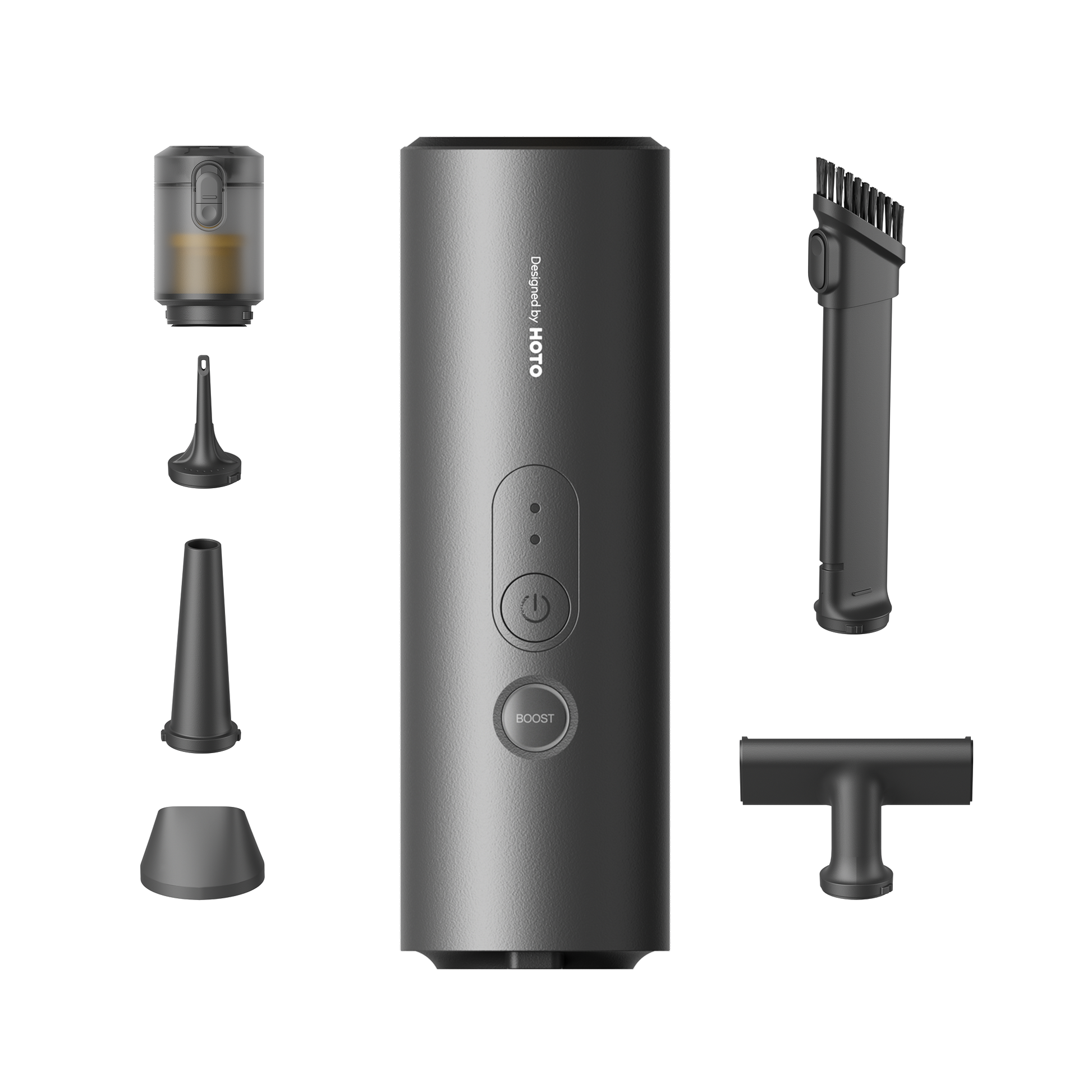 HOTO AutoCare Air Duster and Vacuum with sleek design, ideal for cleaning electronics and hard-to-reach areas.