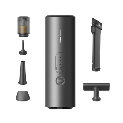HOTO AutoCare Air Duster and Vacuum with sleek design, ideal for cleaning electronics and hard-to-reach areas.