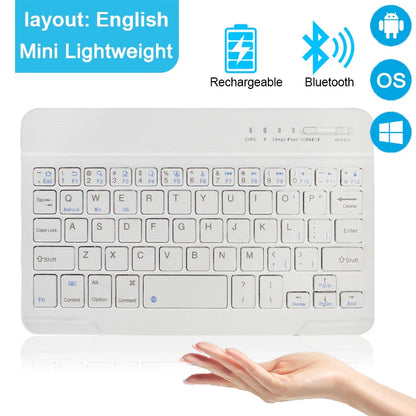 Bluetooth wireless keyboard from Electronics Den with sleek design and responsive keys on a modern workspace.