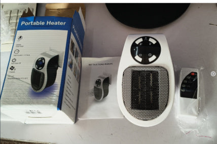 Warm air blower by Social Buzz eSIMs for household and office use, showcasing its compact design and functional features.